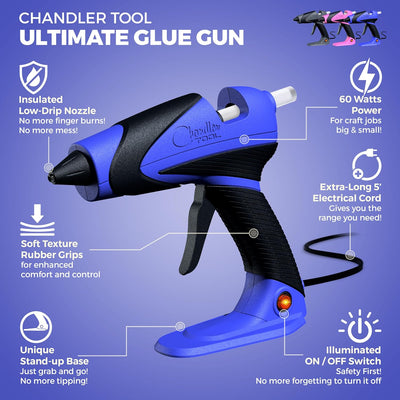 CT60 Standard Size Glue Gun Blue/Black