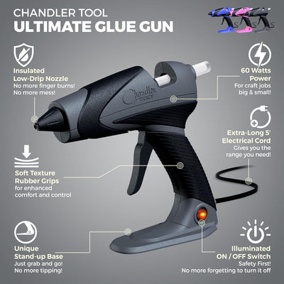 CT60 Standard Size Glue Gun Grey/Black