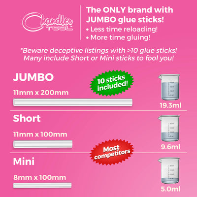 CT60 Standard Size Glue Gun Pink/Black