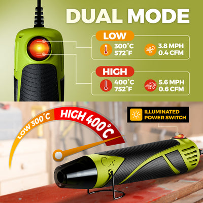 Heat Gun Green/Black