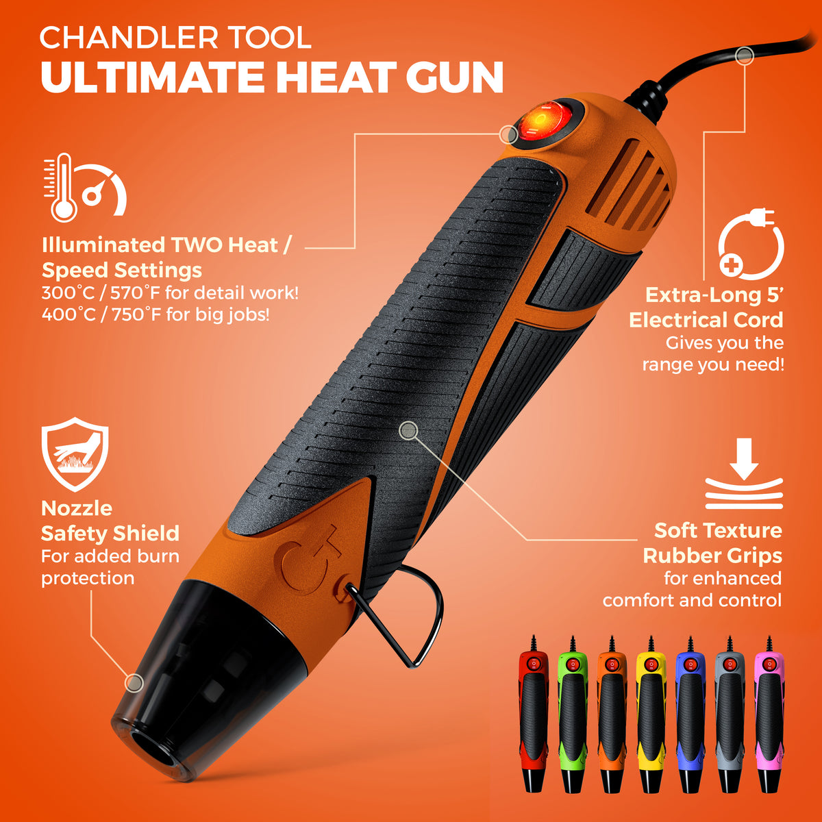 Heat Gun Orange/Black – Chandlertools