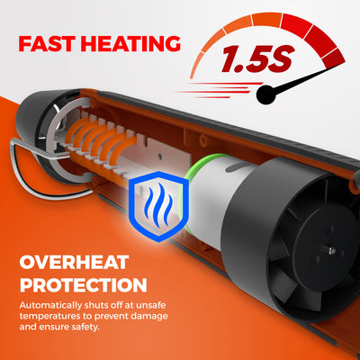 Heat Gun Orange/Black