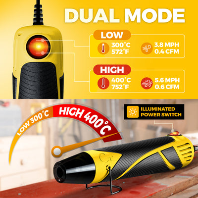 Heat Gun Yellow/Black