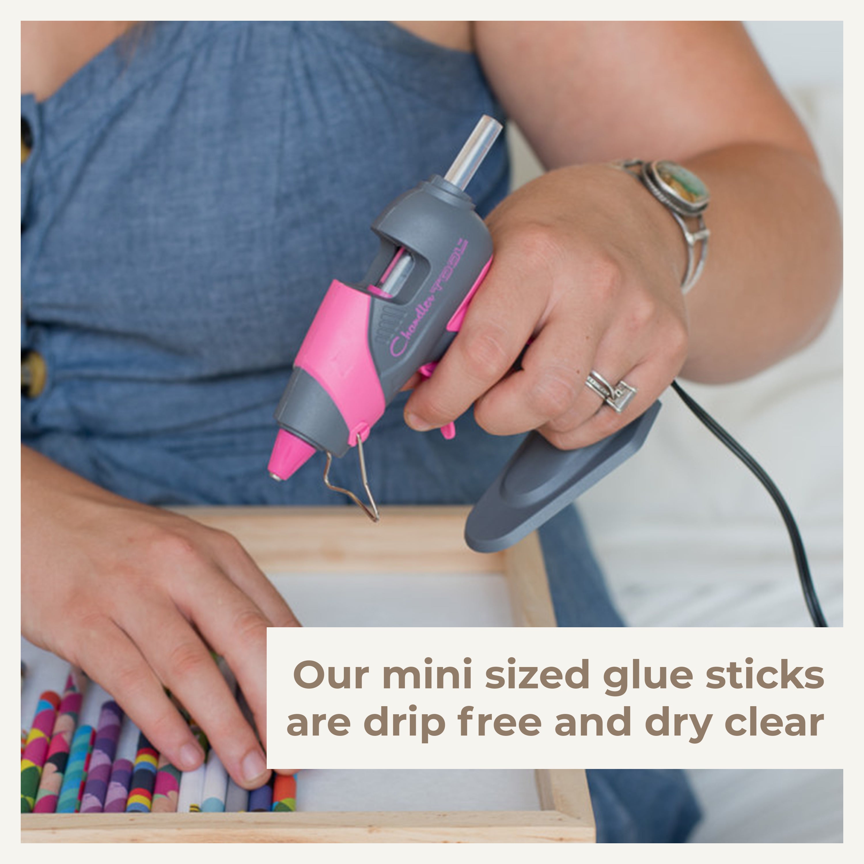  Mini Glue Gun Sticks, GoGonova 200 Pcs Clear Mini Glue